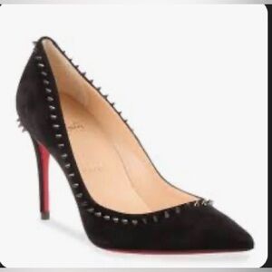 Anjalina Inspired Black Spike Pump size 39